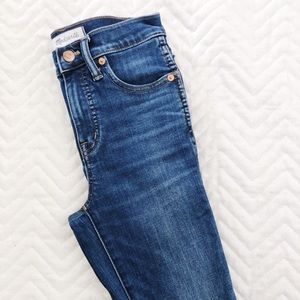Madewell 10” high rise skinny jeans